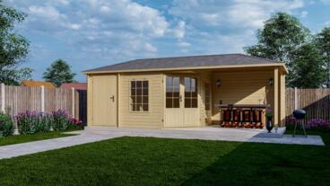 Goedkooptuinhuis 4355 Z plus blank