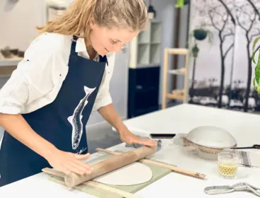 Sfeerbeeld Atelier-K! | Cursussen & workshops keramiek voor volwassenen in Merksem