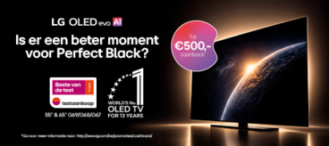 LG OLED evo - tot €500 cashback
