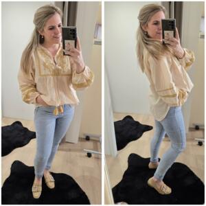 Blouse beige ibiza