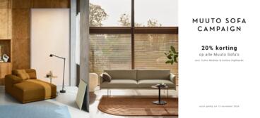 20% korting op Muuto sofas