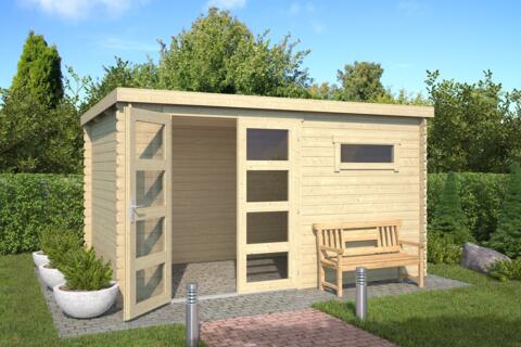 8711471581753 1022522 Outdoor Life Products Tuinhuis Blokhut Timian 380x230 2 min