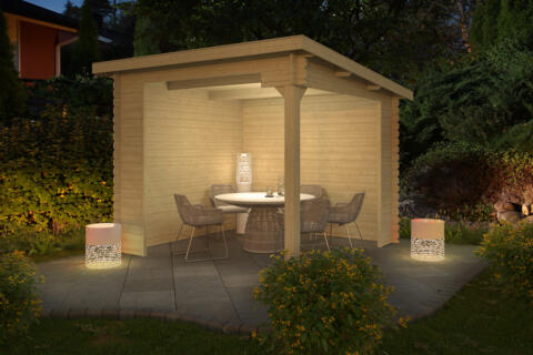 8711615168994 1041187 Outdoor Life Products Tuinhuis Blokhut Overkapping Lara 275x275 3