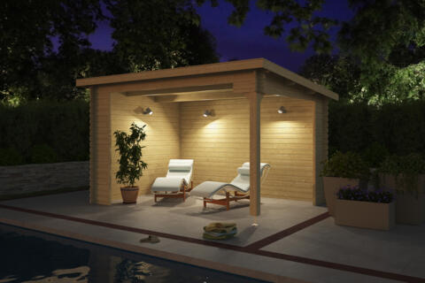 8711471581876 1022534 Outdoor Life Products Tuinhuis Blokhut Overkapping Lara 380x275 3