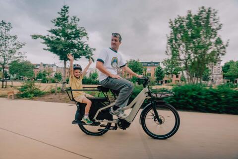 Riese und Müller Multicharger elektrische longtailfiets