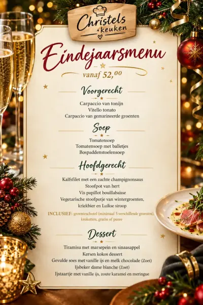 Eindejaarsmenu 2026-2027