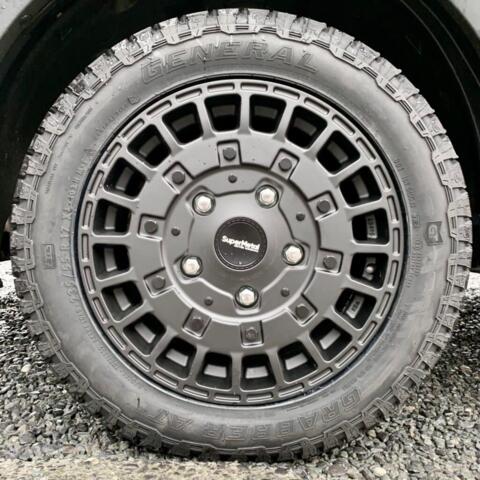 Ford Transit 17 inch Supermetal Rig matt black velgen
