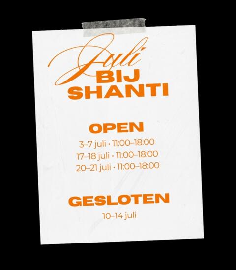 Aangepaste openingsuren juli