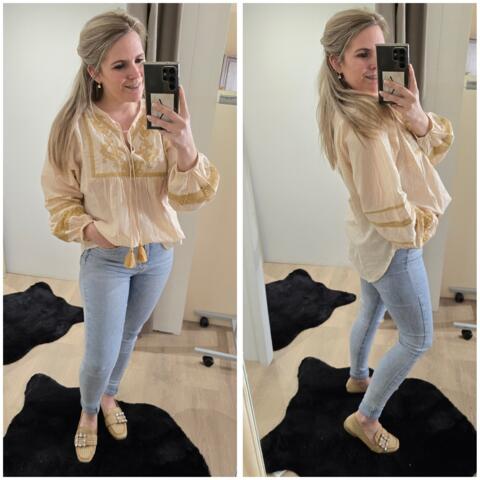 Blouse beige ibiza
