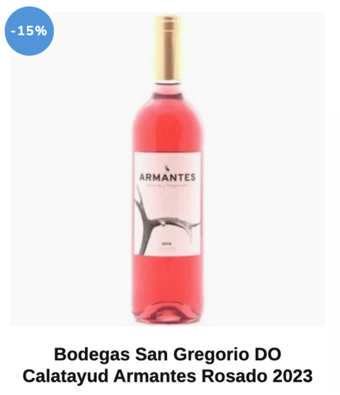 Bodegas San Gregorio DO Calatayud Armantes Rosado 2023