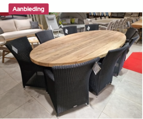 Geef je terras een upgrade met een complete tuinset aan outletprijs
