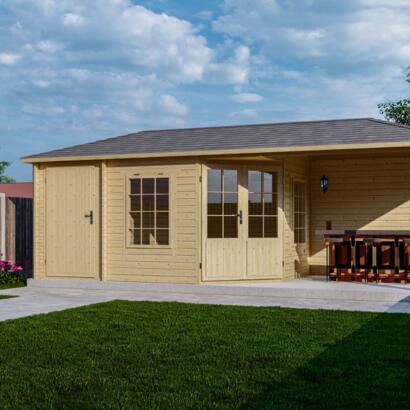 Goedkooptuinhuis 4355 Z plus blank