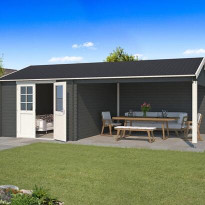 Tuinhuis Octavio Carbon grey