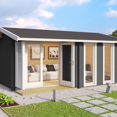 Tuinhuis Hampshire met overkapping