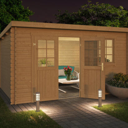 8711471104785 1009513 Outdoor Life Products Tuinhuis Blokhut Amira 380x275 3