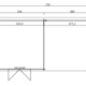 8711471582170 1022564 Outdoor Life Products Tuinhuis Blokhut met Overkapping Olenka 710x330 Plattegrond