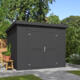 8711615182846 1060187 Outdoor Life Products Tuinhuis Blokhut Mila 250x250 Carbon Grey 2
