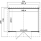 8717209243108 1004486 Outdoor Life Products Tuinhuis Blokhut Baltimore 292x230 Plattegrond
