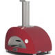 Alfa Forni - MODERNO 1 Pizze - HOUT / ROOD