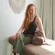 Jana van Manalia Massage in Gent, massagetherapeut: Lomi Lomi, ontspanningsmassage en Verdiepend Lichaamswerk. Foto in de praktijkruimte op de massagetafel