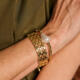 Alternative view of DODI ARMBAND GOUDKLEURIG