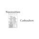 Necessities Fine Perfumes gift card with "Cadeaubon" text