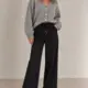 Cardigan met glitters in grijs