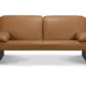 JORI 2,5-zit Linea leder cognac (185 cm)