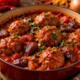 Herfststoofpotje balletjes in tomatensaus en dadels / kg
