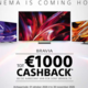 Sony - Tot €1000 cashback