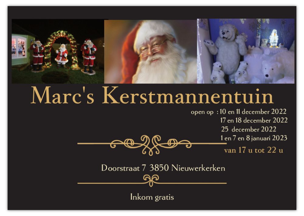 Marc's kerstmannentuin