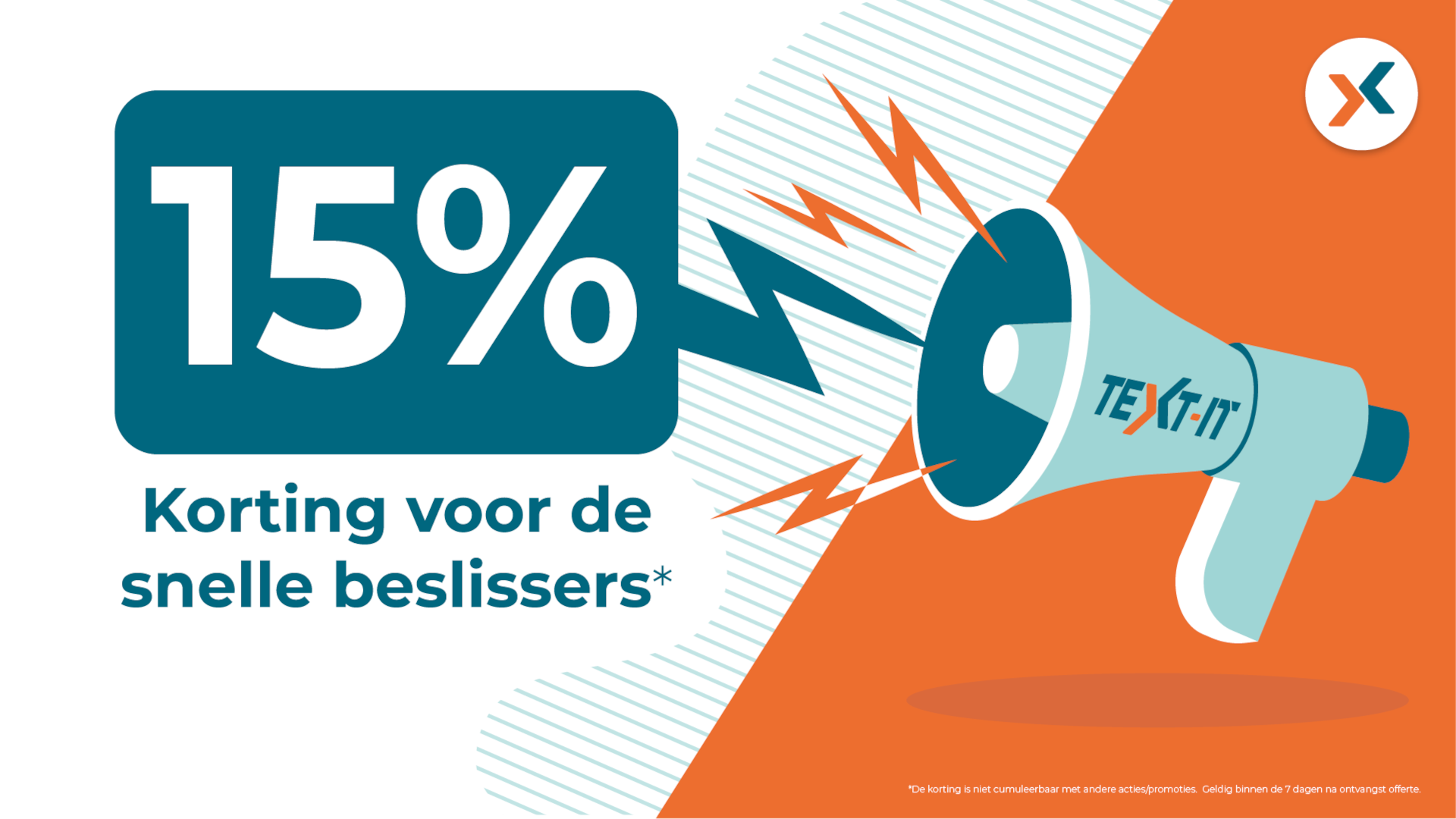 -15% korting op je offerte
