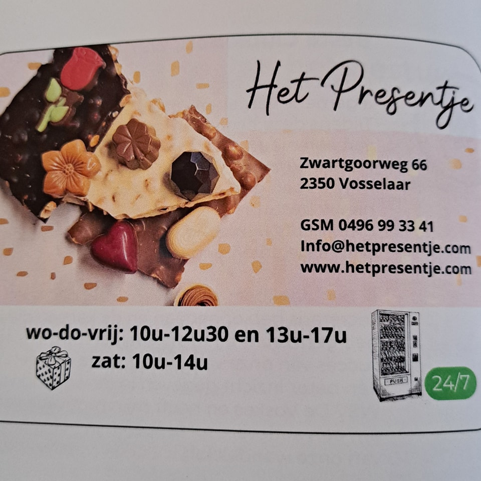 Het Presentje: Voor elk moment een zoet cadeau!