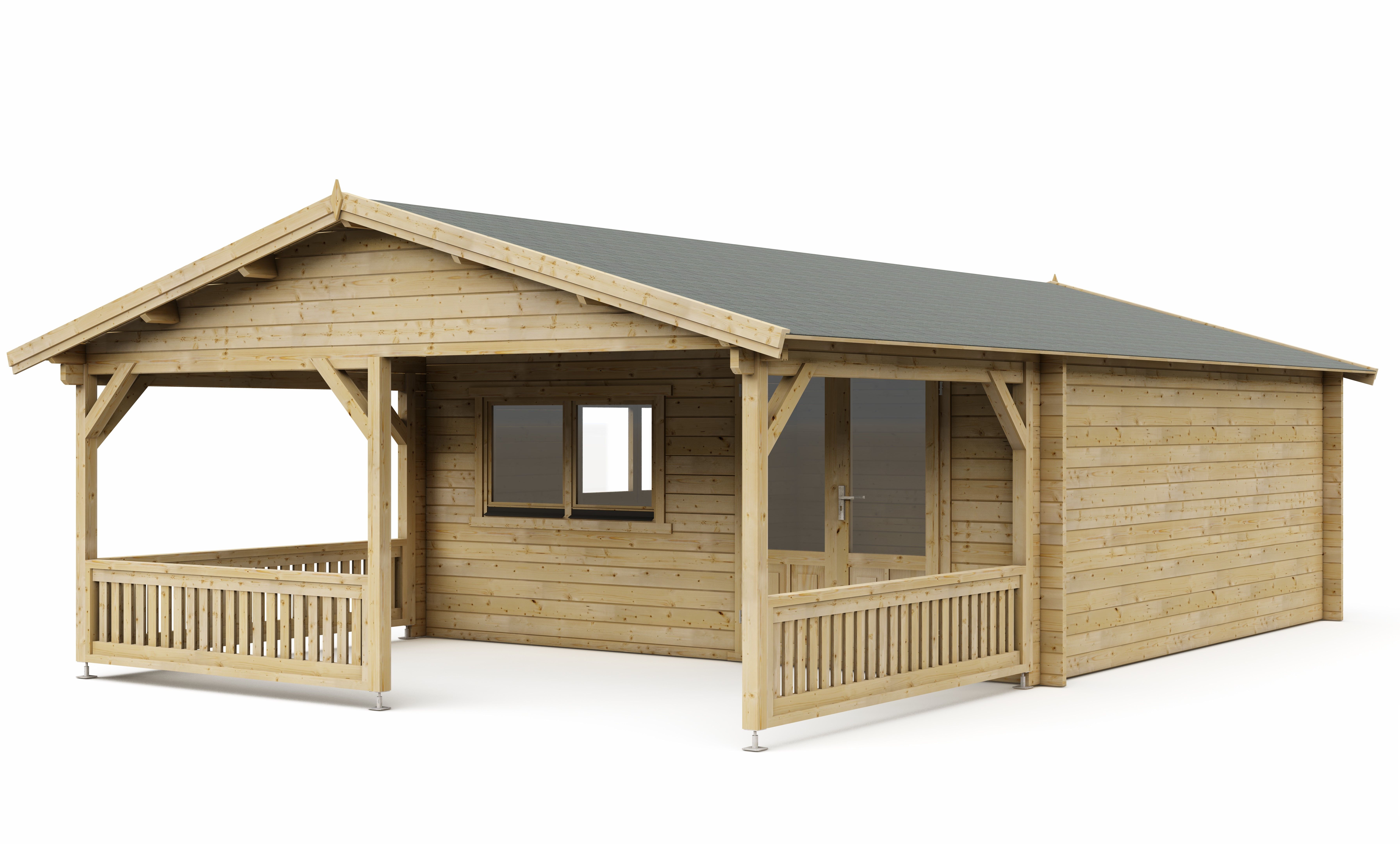NIEUW tuinhuis met terras 5X5+3