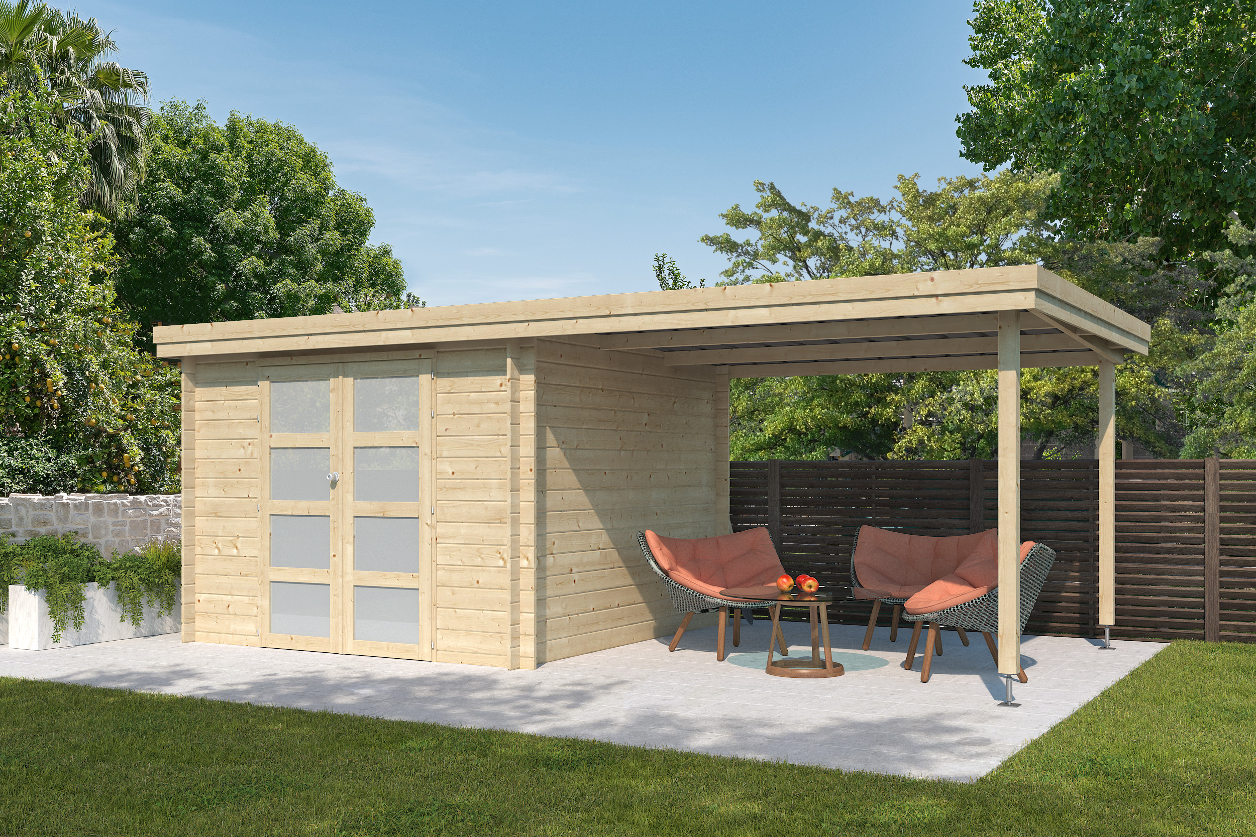 NIEUW Modern tuinhuis 3702EXT300