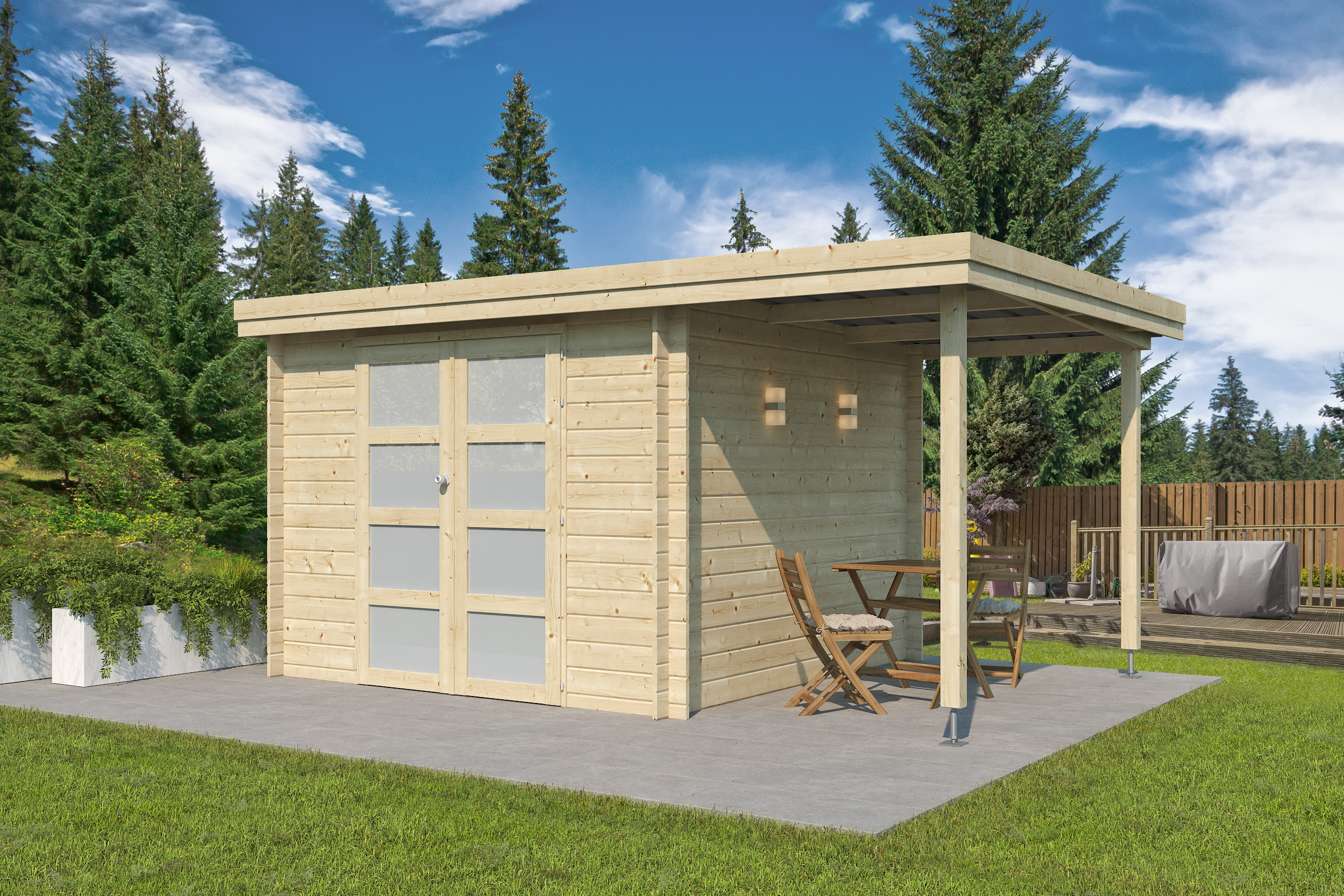 Nieuw tuinhuis 3702EXT150