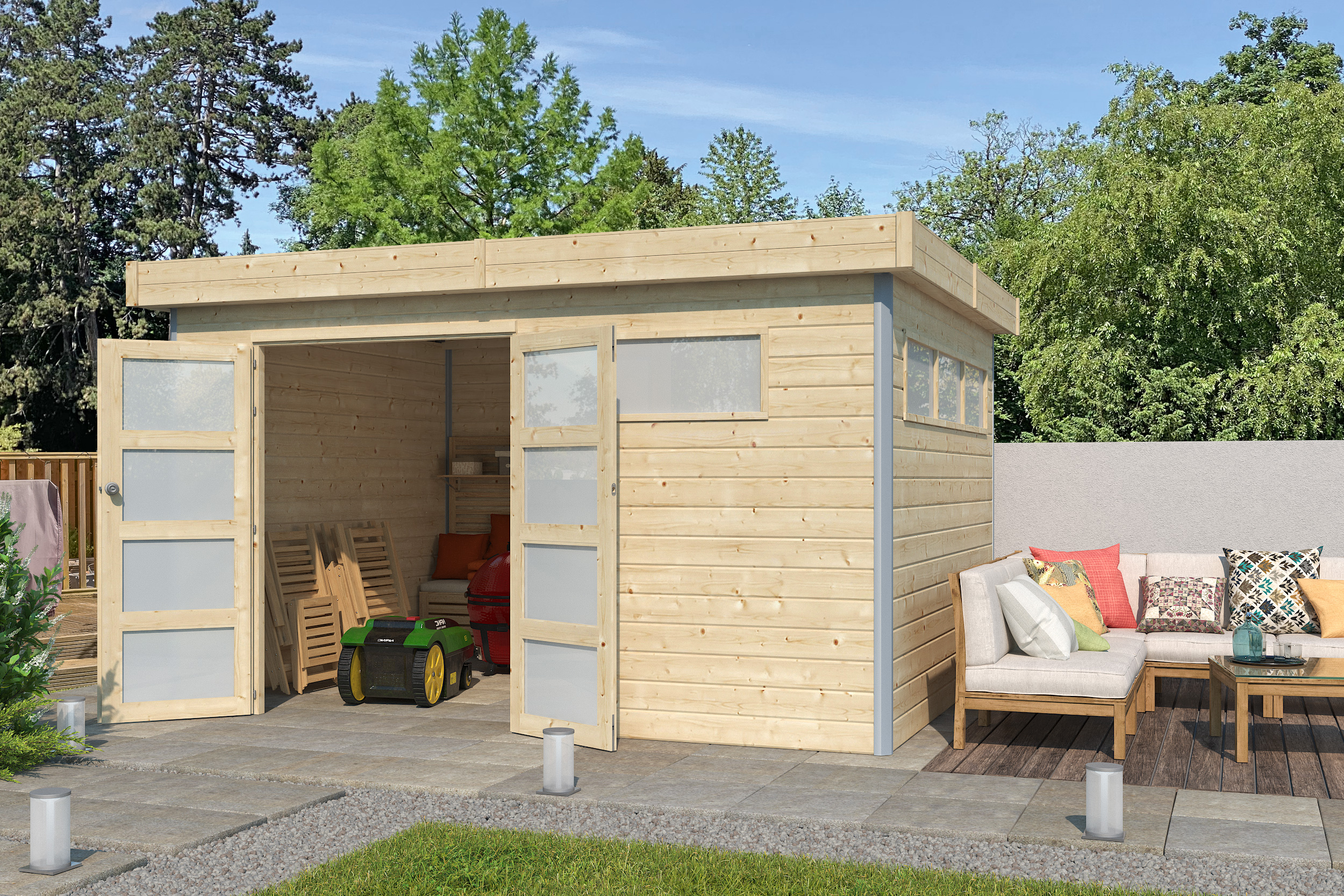 Nieuw modern tuinhuis 5102ISO