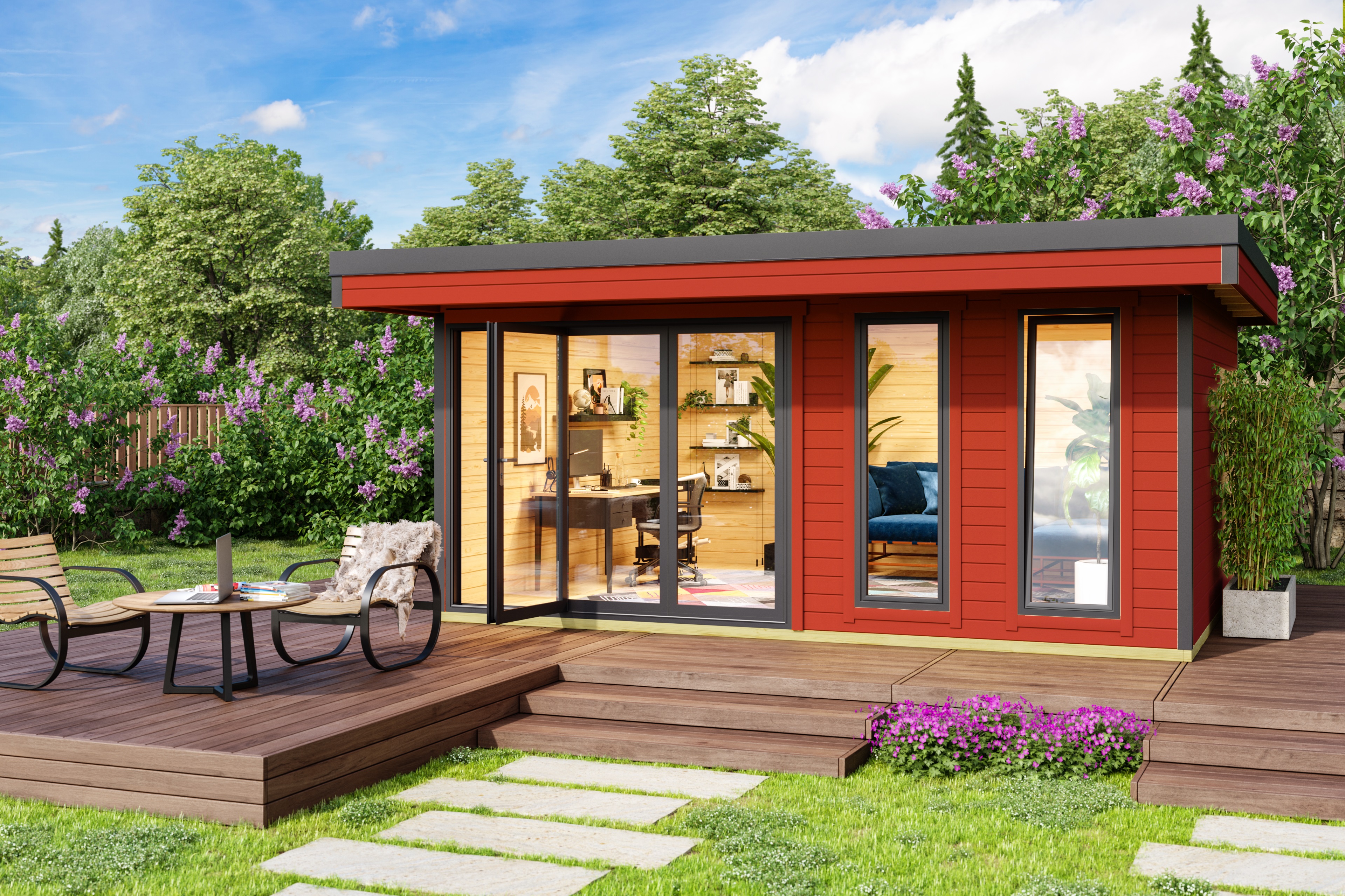 NIEUW Tuinhuis Domeo 8 Set