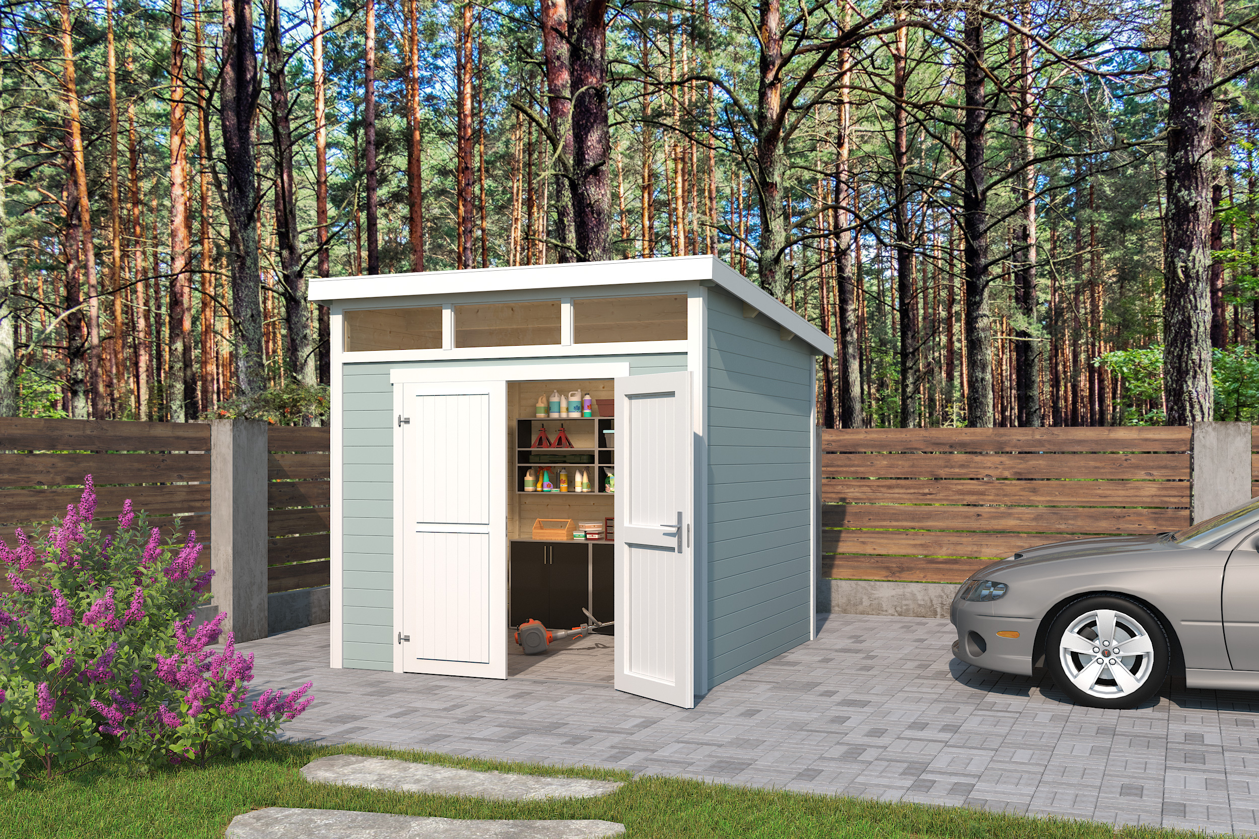 Blokhut Kibo 3 250x250 Onbehandeld vuren