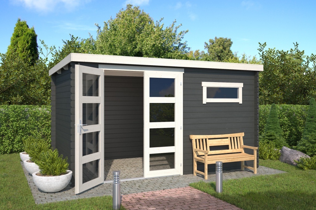 Blokhut Timian 380x230 Onbehandeld vuren