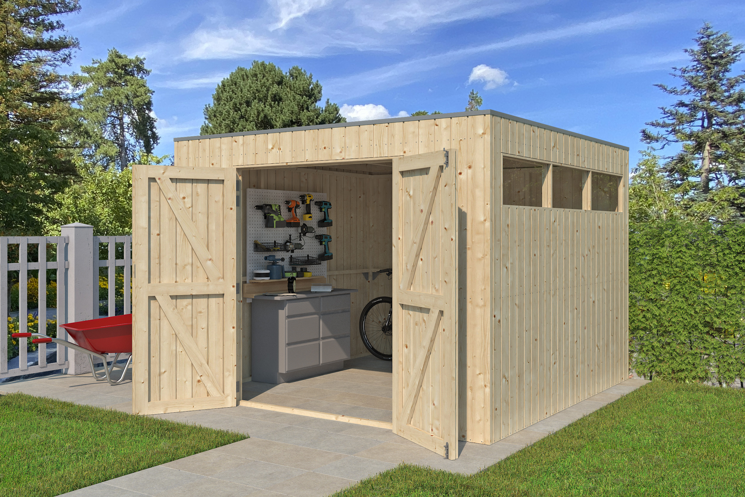 NIEUW Modern tuinhuis 8112