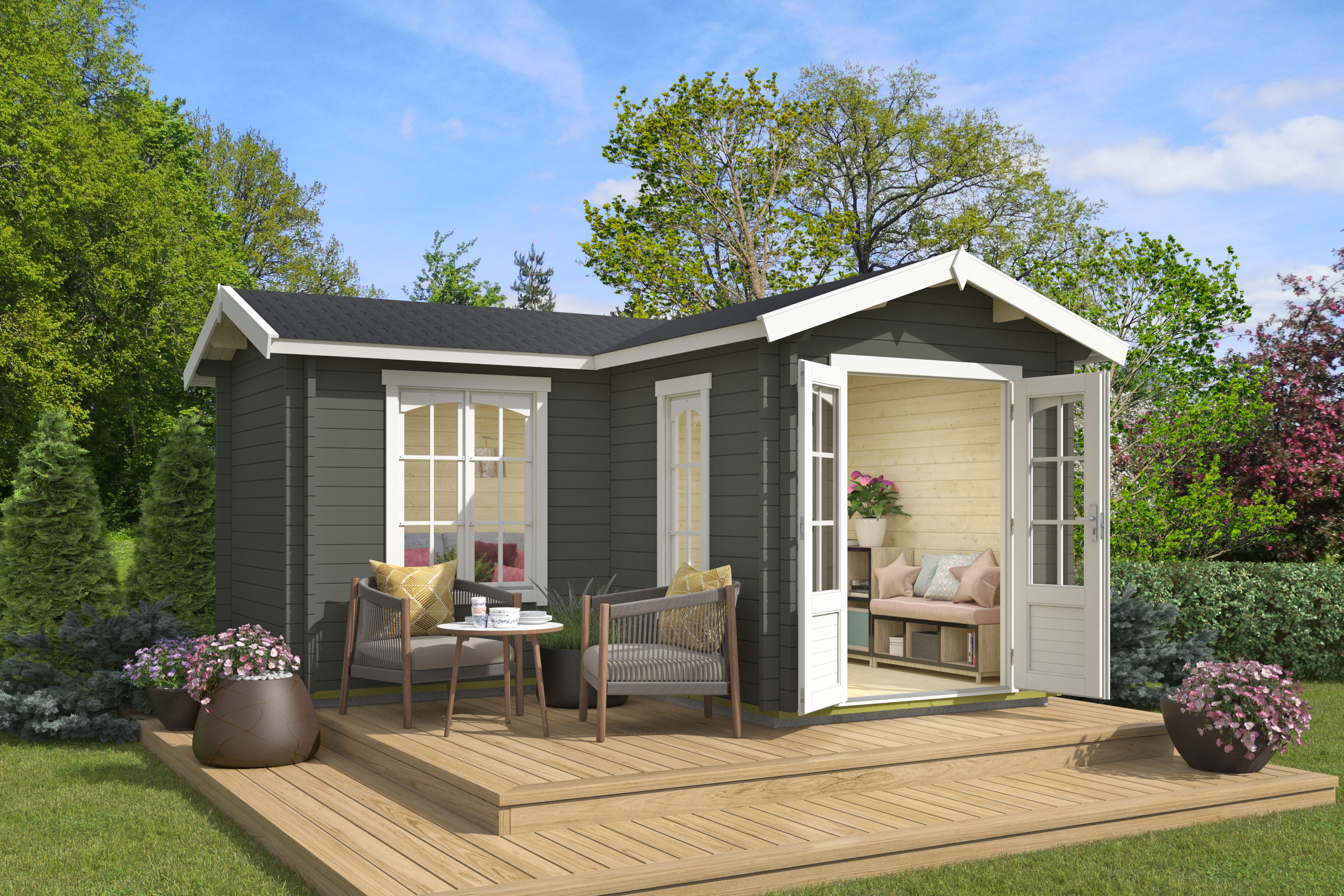 NIEUW Tuinhuis Portsmouth 44