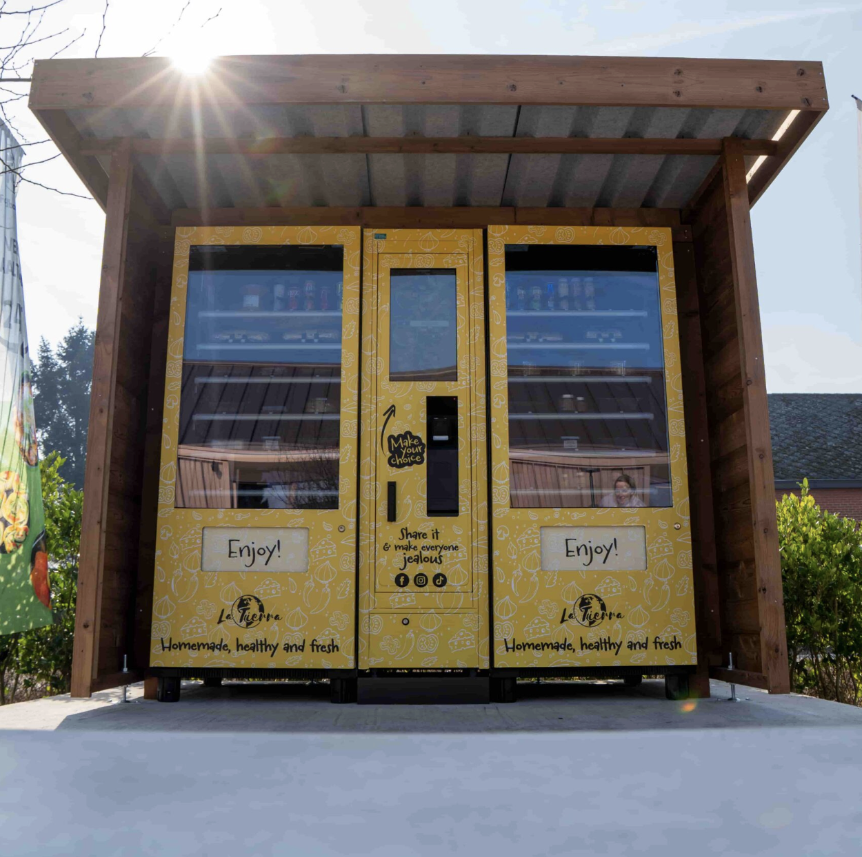 Verse take-away maaltijden en 24/7 versautomaten bij La Tierra