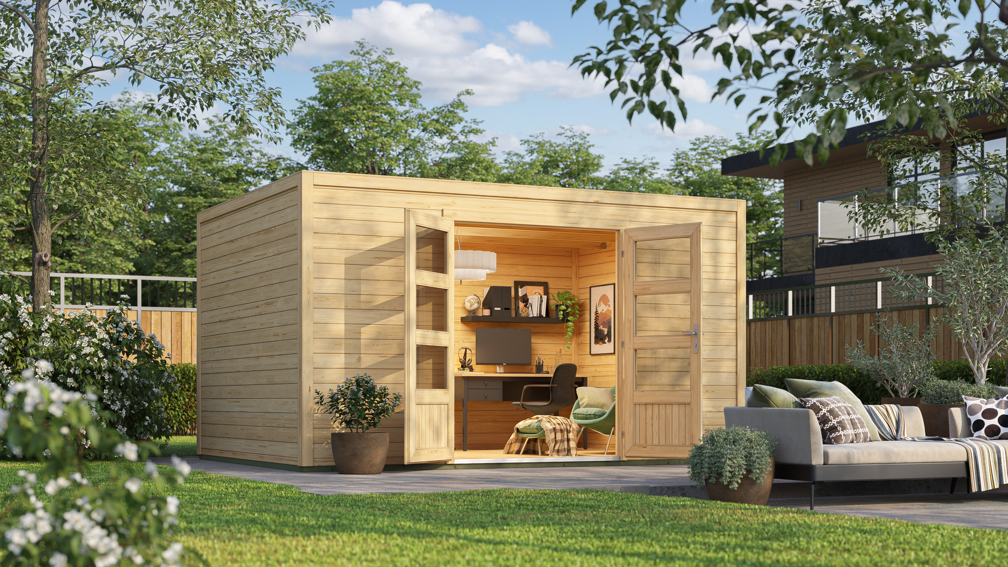 Tuinhuis Quby 400x300