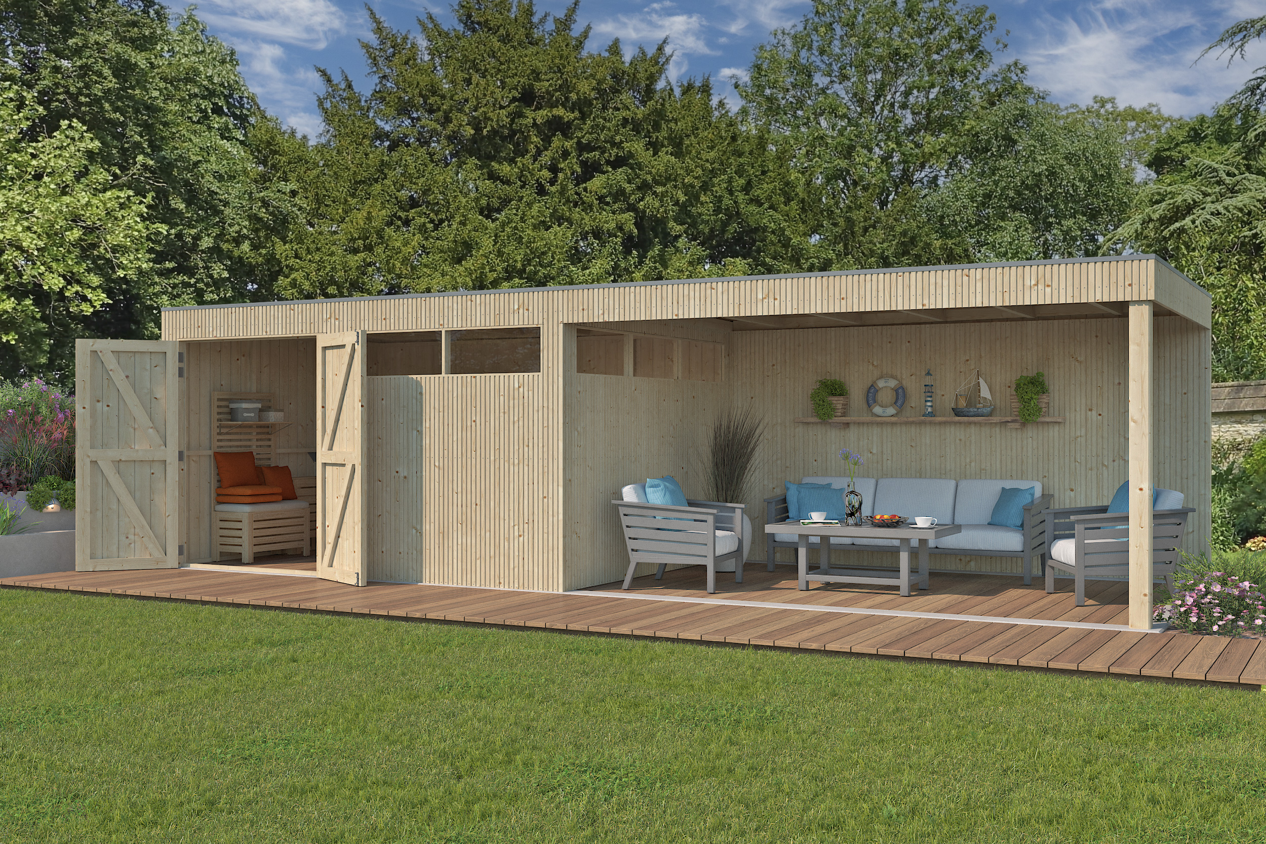 Nieuw tuinhuis 8313EXT400