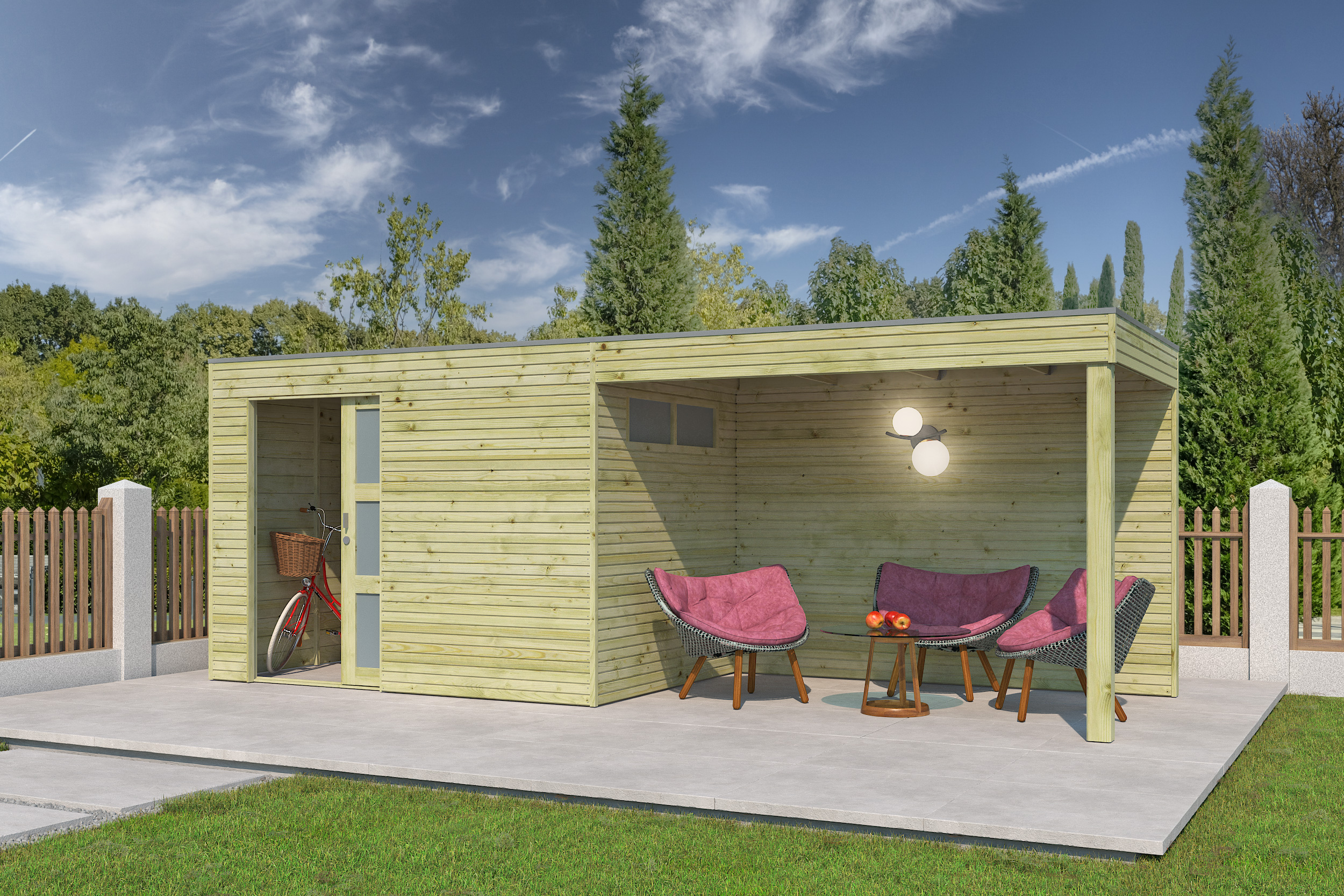 NIEUW Modern tuinhuis 7251EXT300IMG