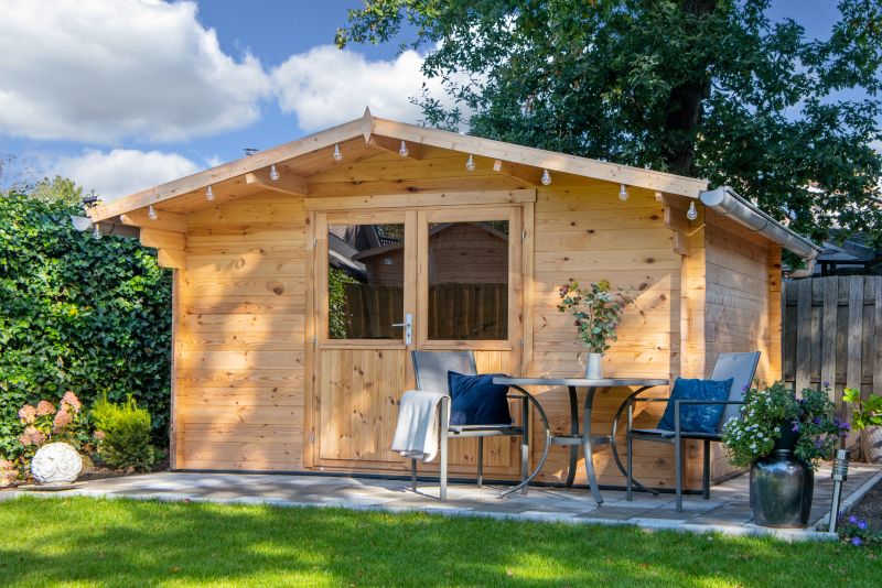 Blokhut - Tuinhuis Murcia | 34 mm | vuren onbehandeld