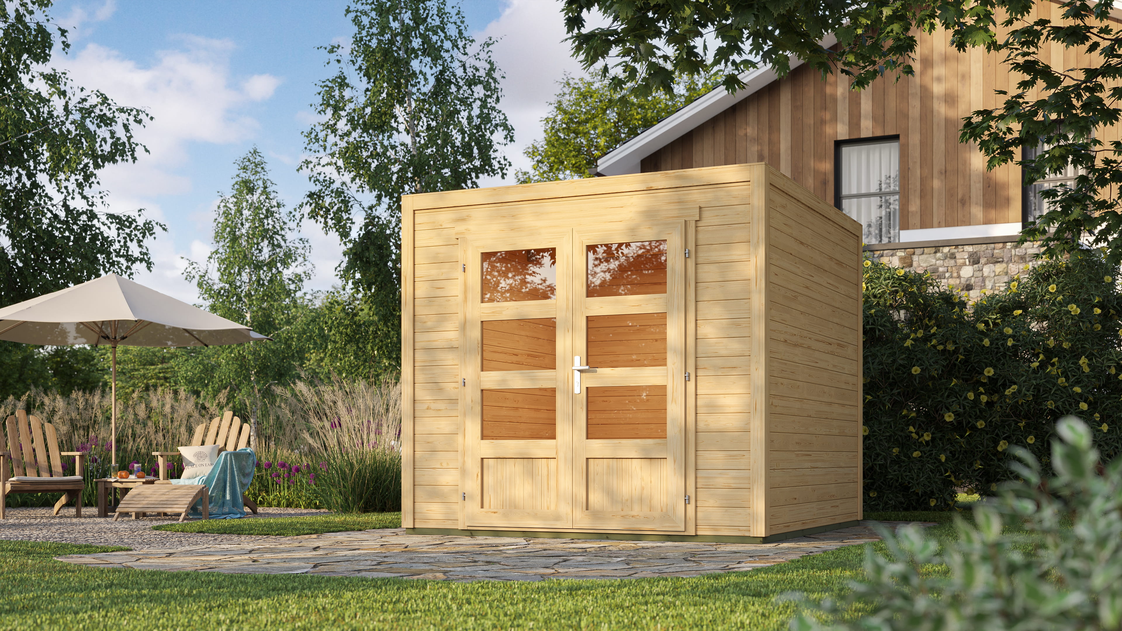 Tuinhuis Quby 250x250