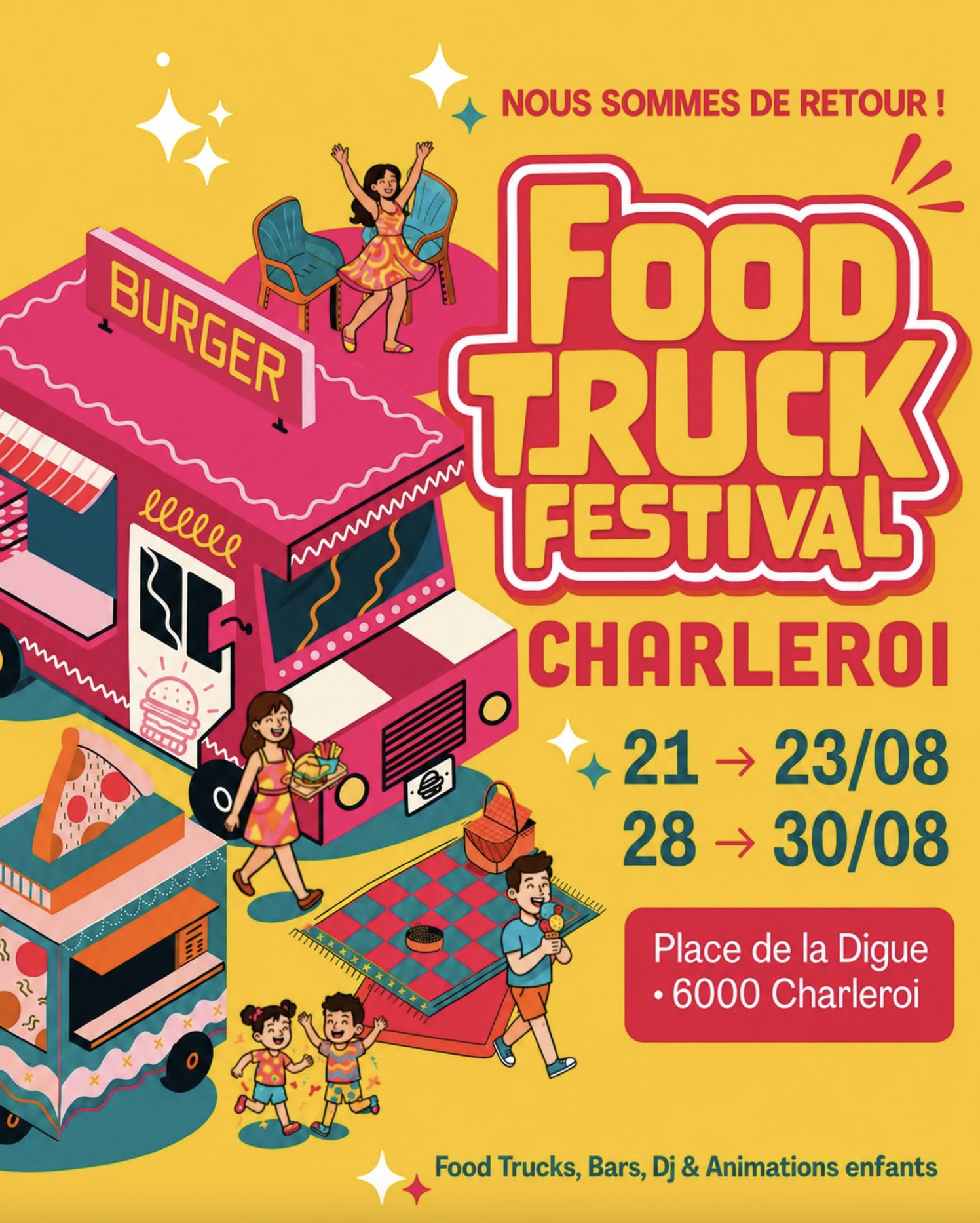 Food Truck Festival Charleroi 2026 : Le Festival Culinaire et Festif Incontournable de la Métropole !