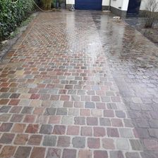 Pressure Clean Baal oprit, terras, gevel & crépi professioneel reinigen